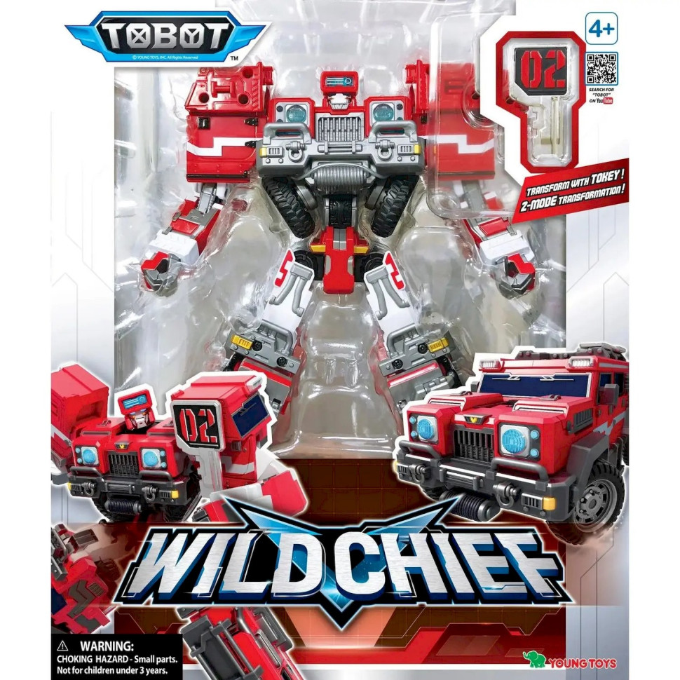 Игрушка-трансформер Тобот Детективы Галактики С3 Вайлд Чиф TOBOT 301131