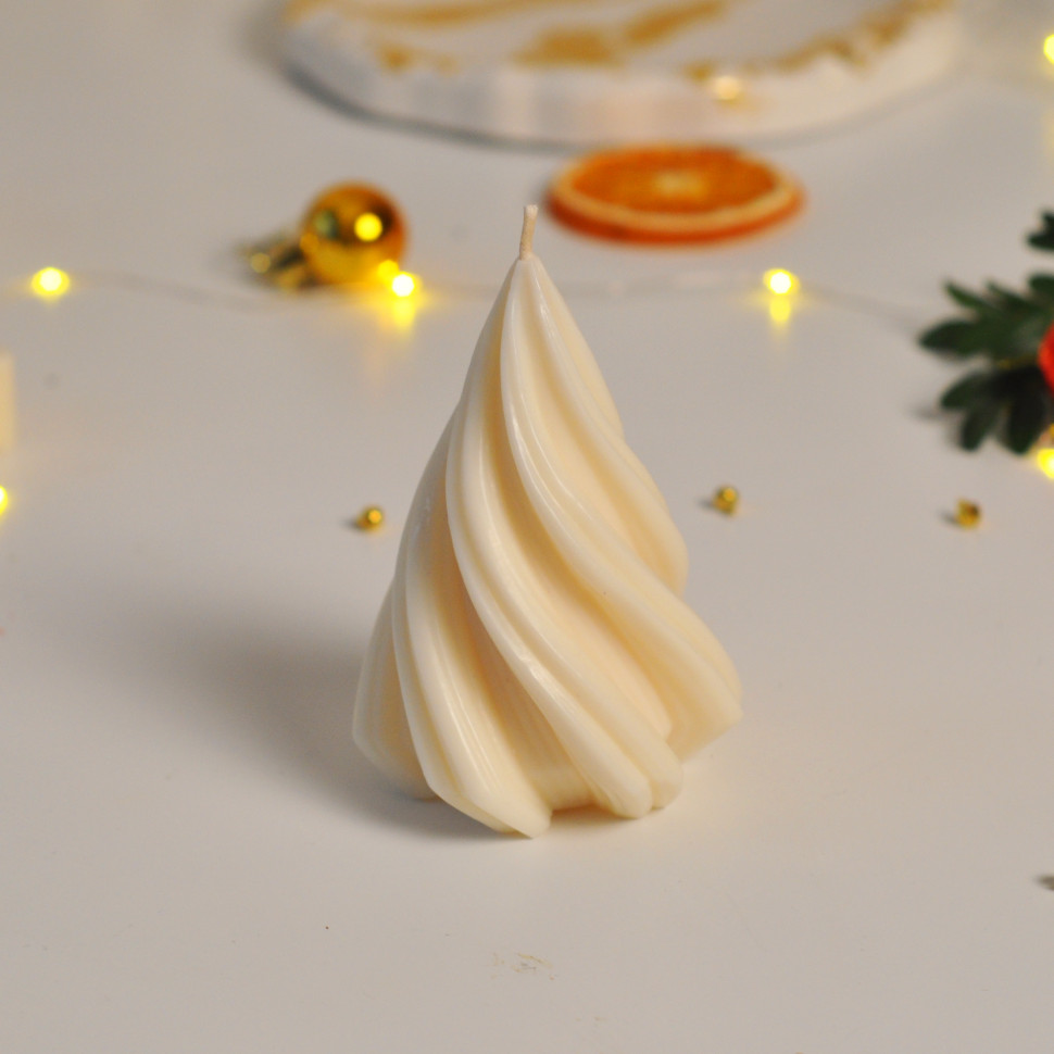 Формовая свеча ручной роботы из соевого воска 