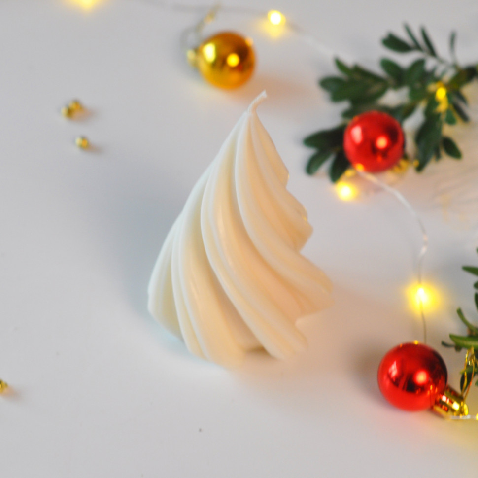 Формовая свеча ручной роботы из соевого воска 