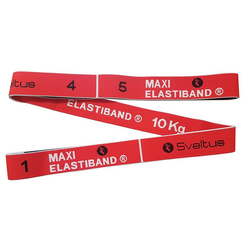 Эспандер для фитнеса Maxi Elastiband Sveltus SLTS-0114 Красный 10 кг