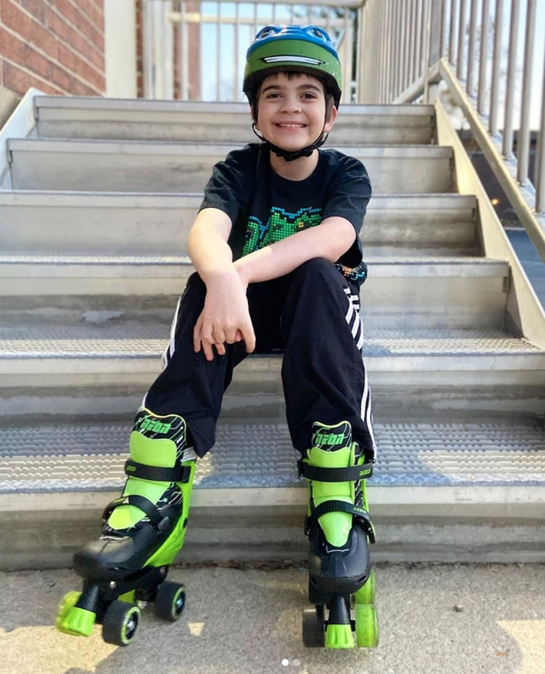 Роликовые коньки Neon Combo Skates Салатовый (Размер 34-37) NT10G4