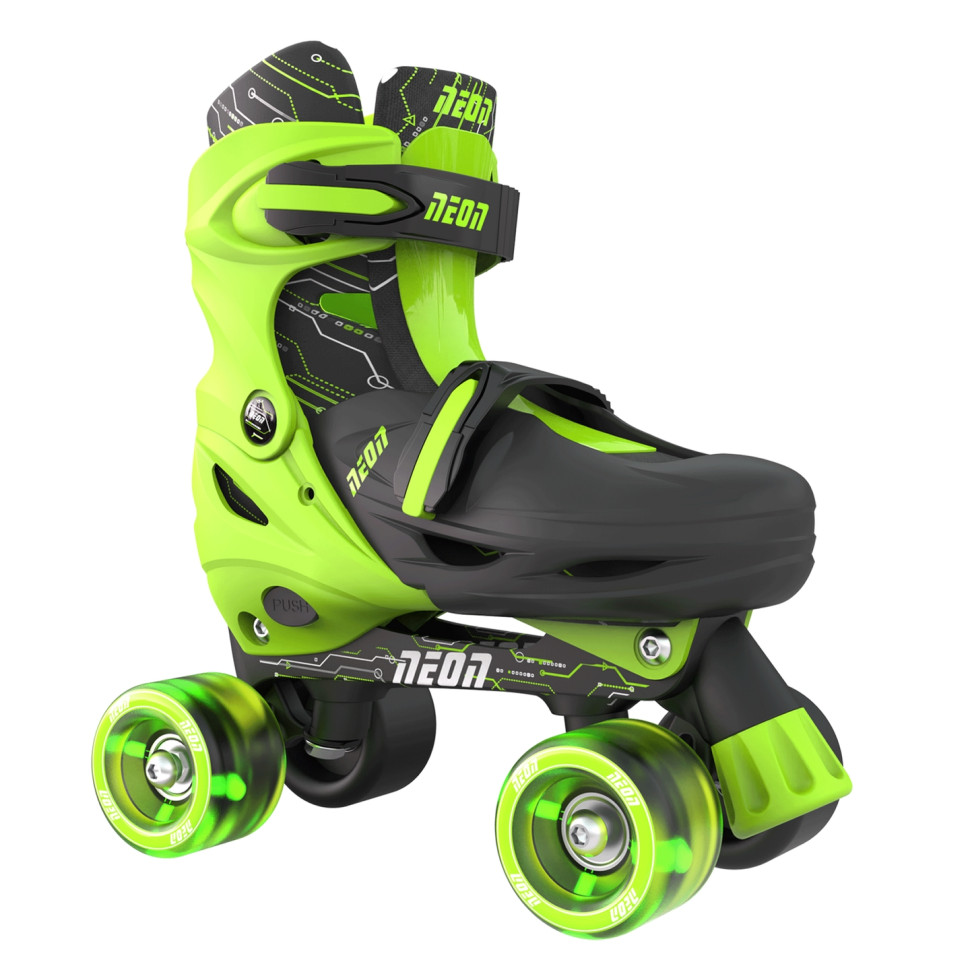 Роликовые коньки Neon Combo Skates Салатовый (Размер 34-37) NT10G4