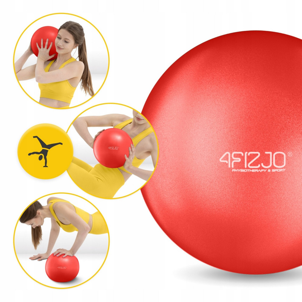 Мяч для пилатеса и реабилитации 4FIZJO P-5907739310538 Red 22 см
