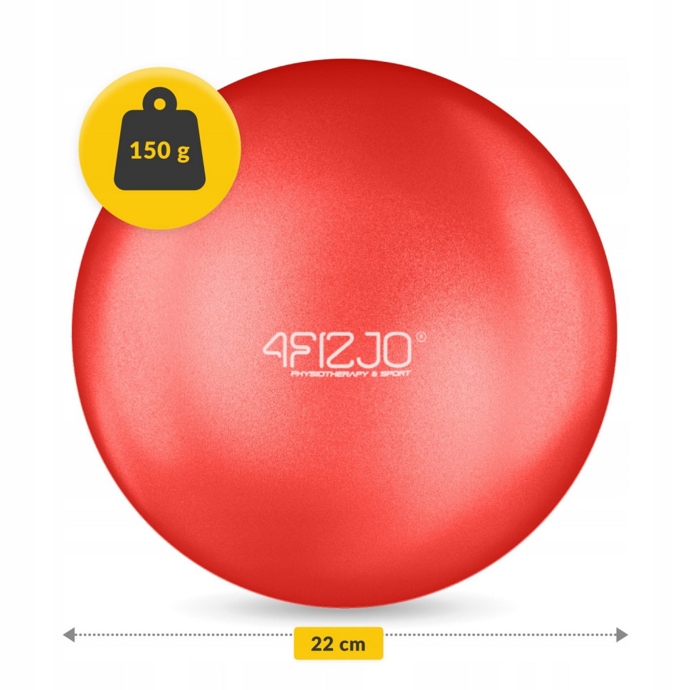 Мяч для пилатеса и реабилитации 4FIZJO P-5907739310538 Red 22 см