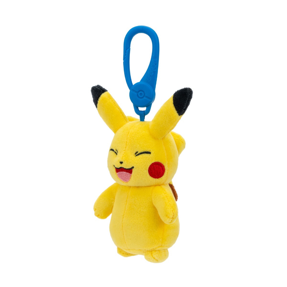 Детская мягкая игрушка на клипсе Пикачу W11 Pokemon PKW3654, 9,6 см