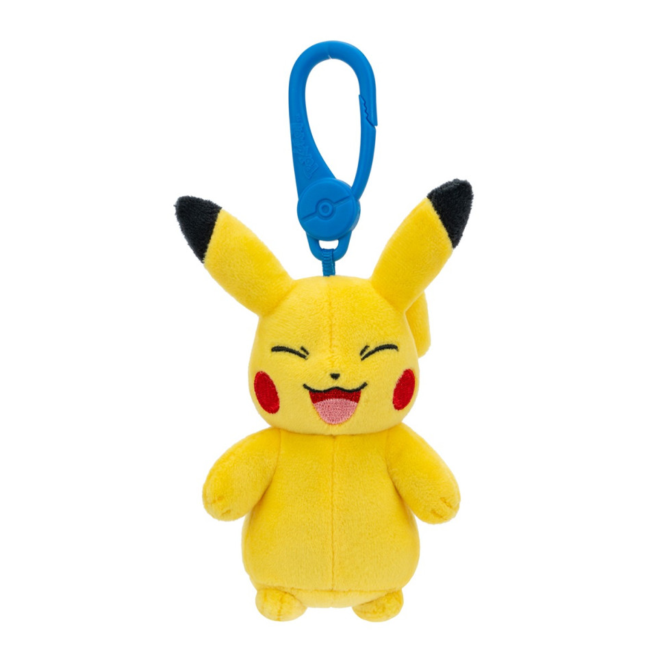 Детская мягкая игрушка на клипсе Пикачу W11 Pokemon PKW3654, 9,6 см