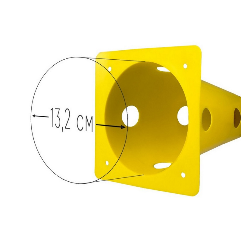 Конус-фішка спортивна EasyFit EF-1679-Y 31 см, жовта