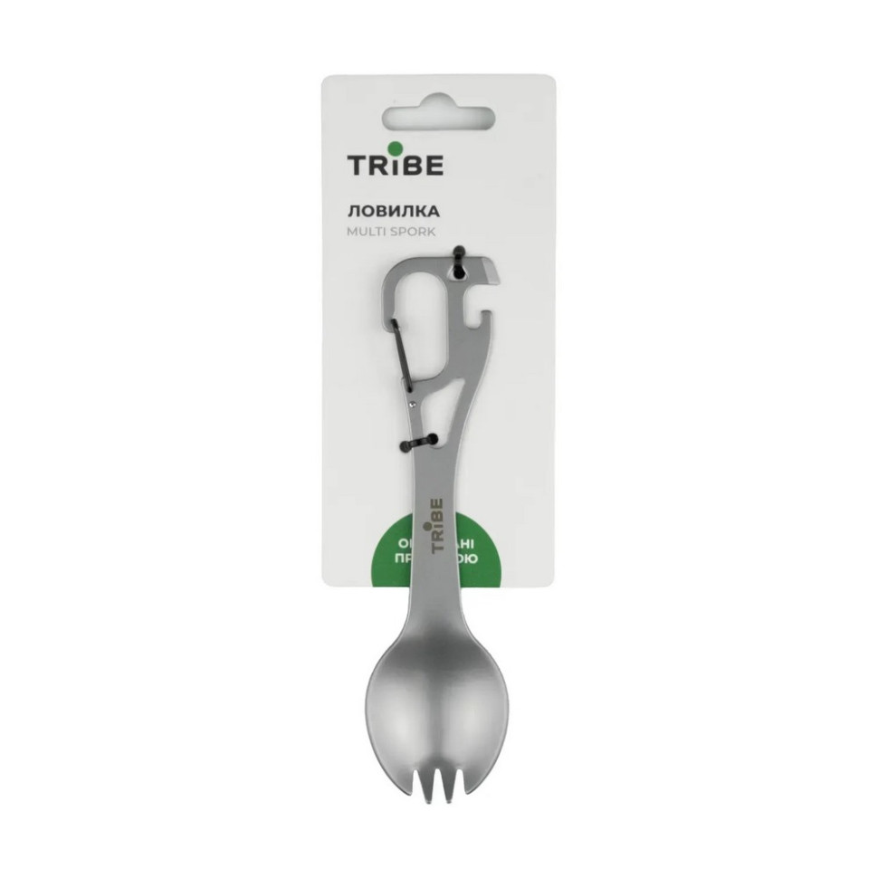 Ловилка туристична Multi Spork Tribe T-FC-0037-metal, сталева