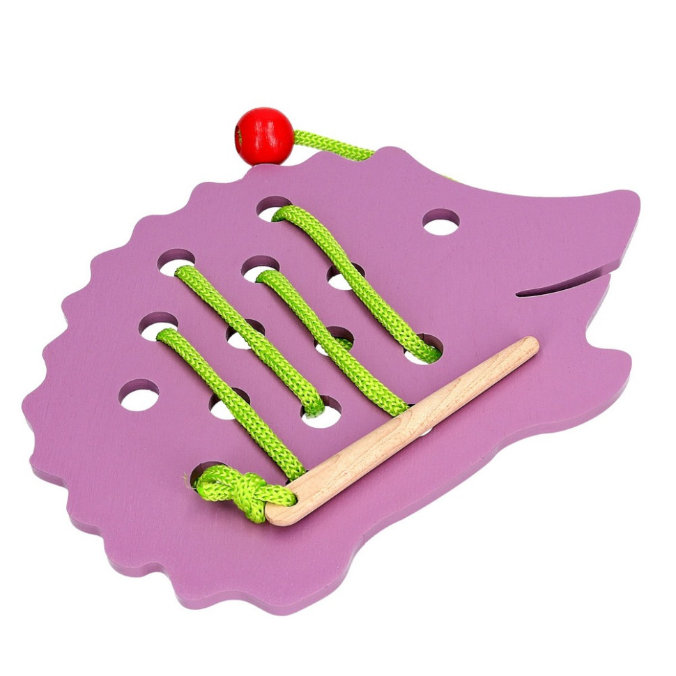 Детская деревянная шнуровка 