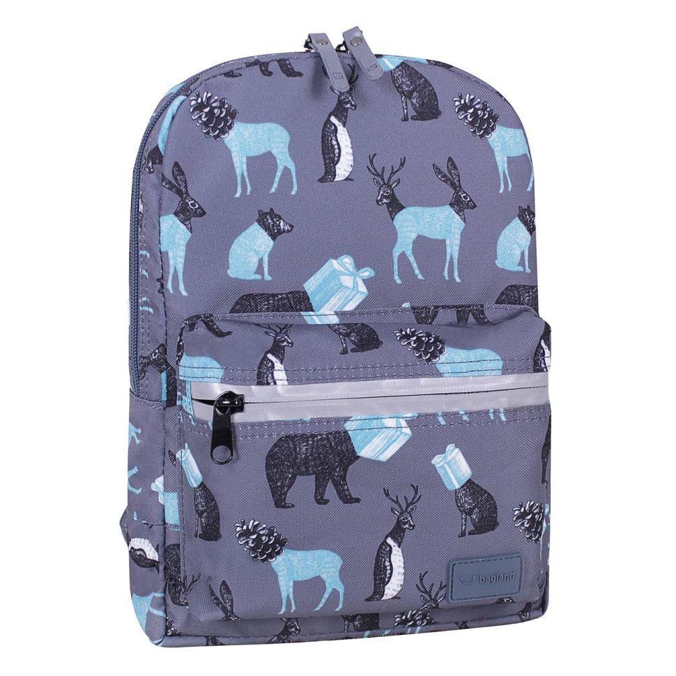 Рюкзак молодежный mini Bagland 675711845 принт, объем 8 л 