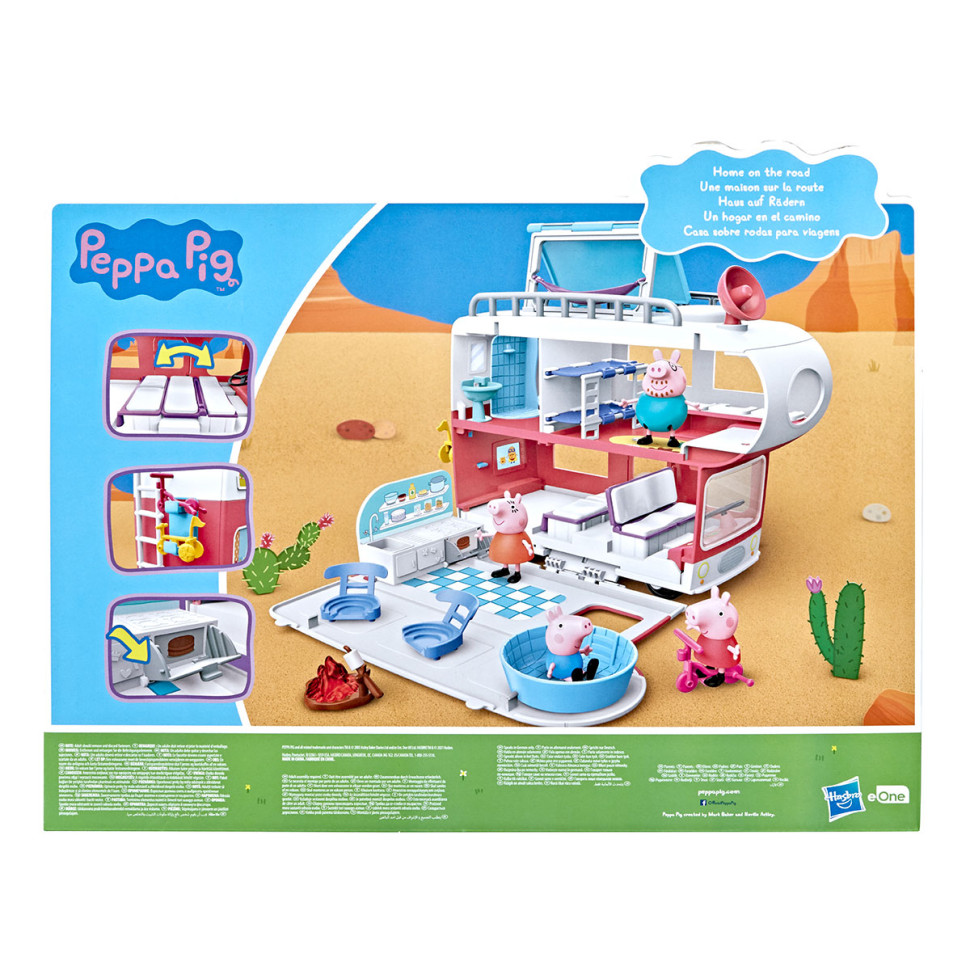 Ігровий набір Сімейний кемпер Пеппи Peppa Pig F2182, 4 фігурки, звук