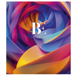 Зошит загальний "Be creative" Школярик 096-3240L-5 у лінію, 96 аркушів