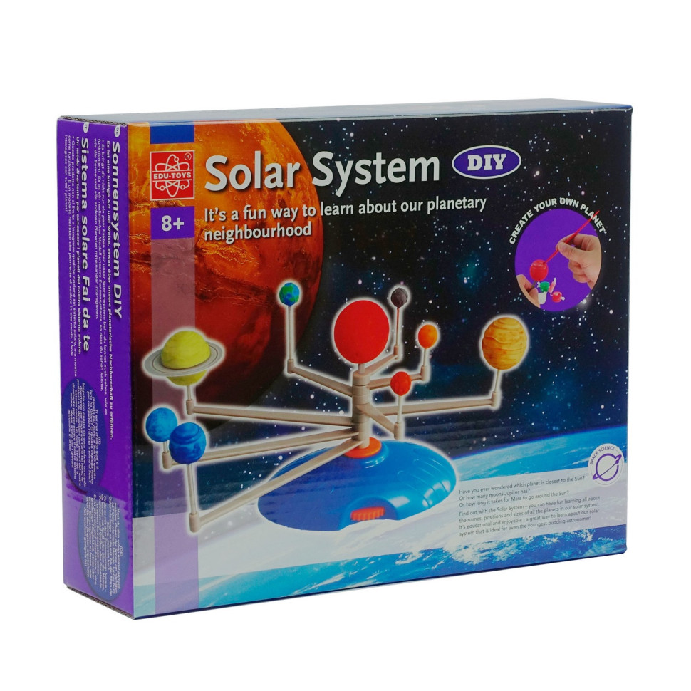Модель Сонячної системи власноручно Edu-Toys GE046 з фарбами 