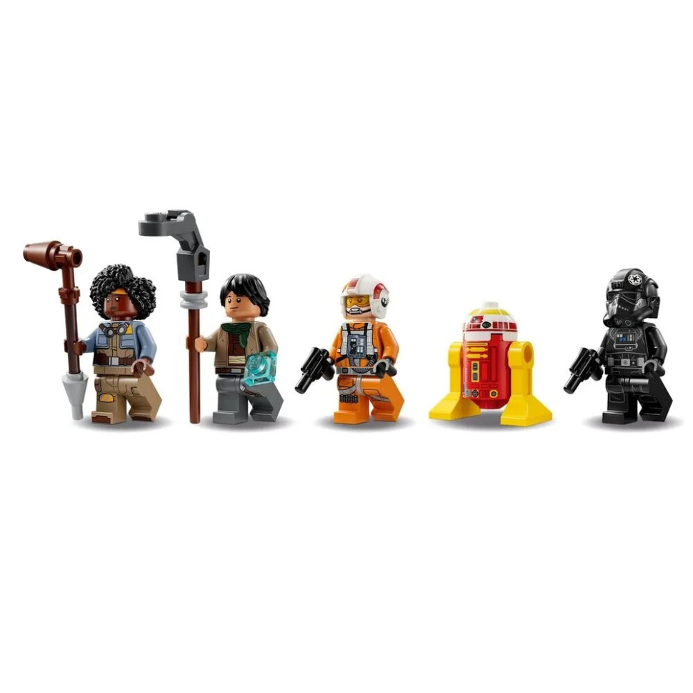 Конструктор LEGO Star Wars Сборный пакет Истребитель TIE и Корабль X-wing 75393, 1063 детали
