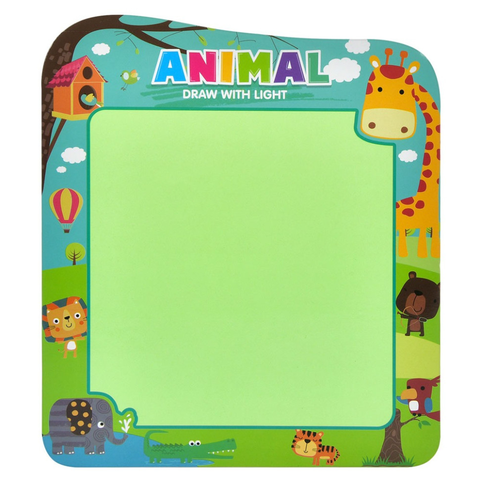 Дошка для малювання світлом Bambi CQ150-4-3(Animal) маркера 4 шт