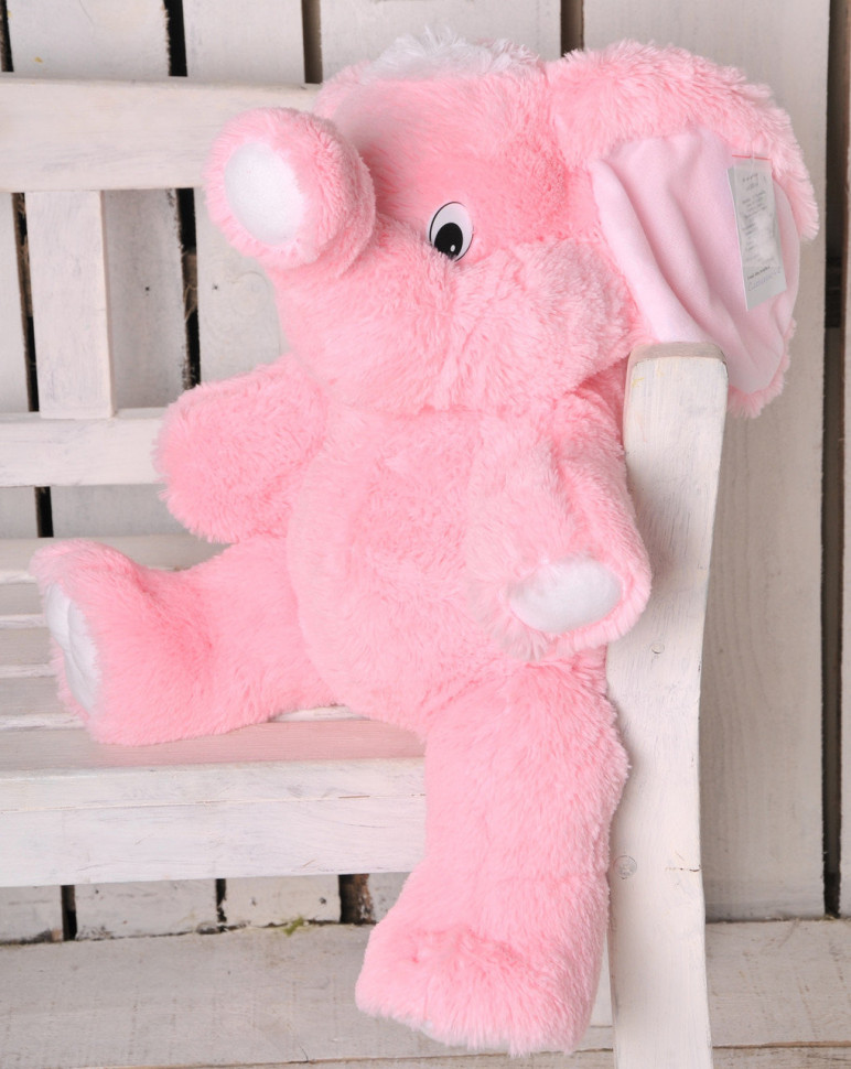 Мягкая игрушка Alina Toys слон 80 см розовый Сл3-роз 5784751ALN