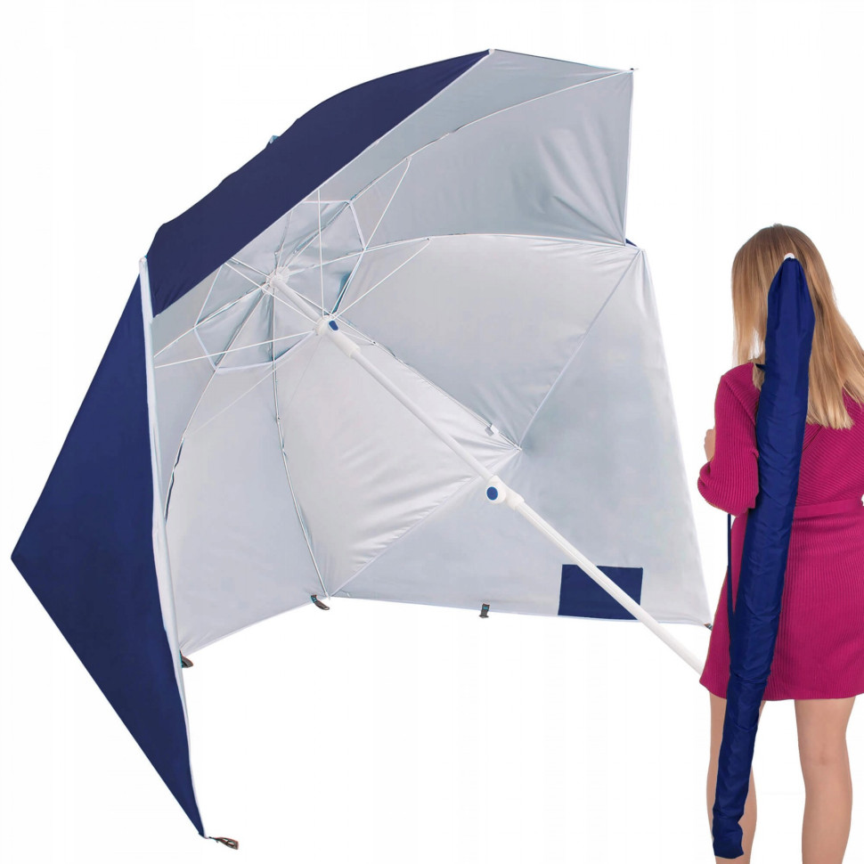 Пляжный зонт-тент Springos BU0015 2 в 1 XXL 