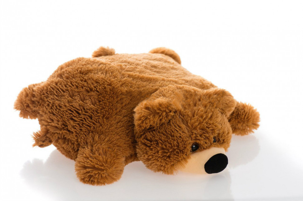 Мягкая игрушка-подушка Alina Toys мишка 55 см коричневый 5784760ALN