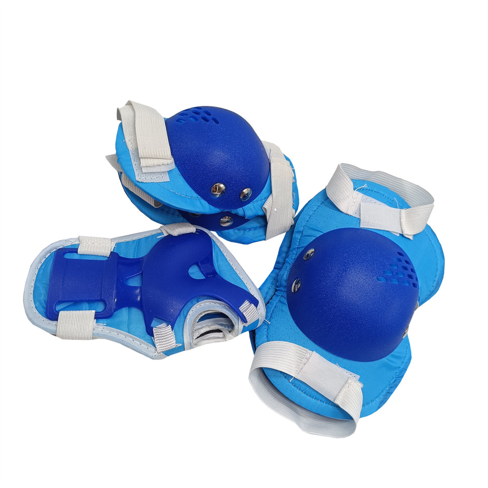Комплект защитный детский Bambi MS 0032-2(Blue) наколенники, налокотники, запястья