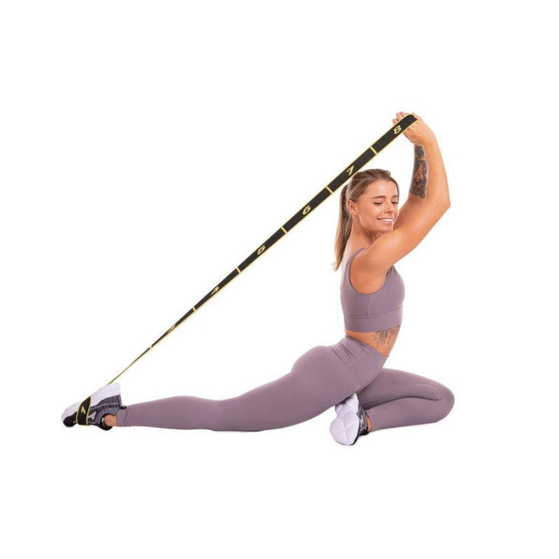 Эспандер с петлями для растяжки EasyFit EF-1683-Y желтый