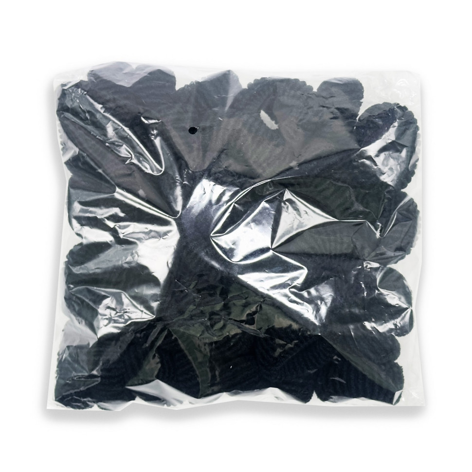 Набір резинок для волосся La-beauty 0307-1134 чорний, 50 штук в упаковці