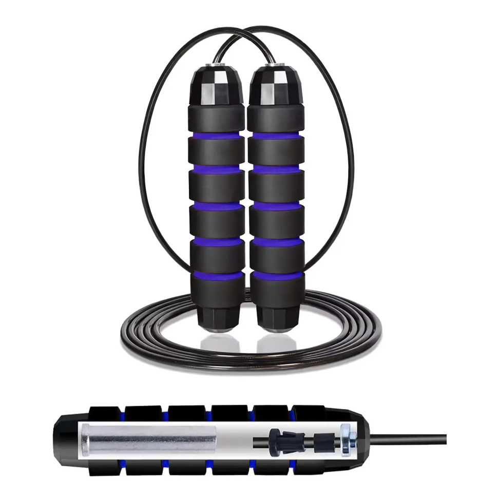 Скакалка для кросфіту Cornix Speed ​​Rope Classic XR-0351 чорний/синій