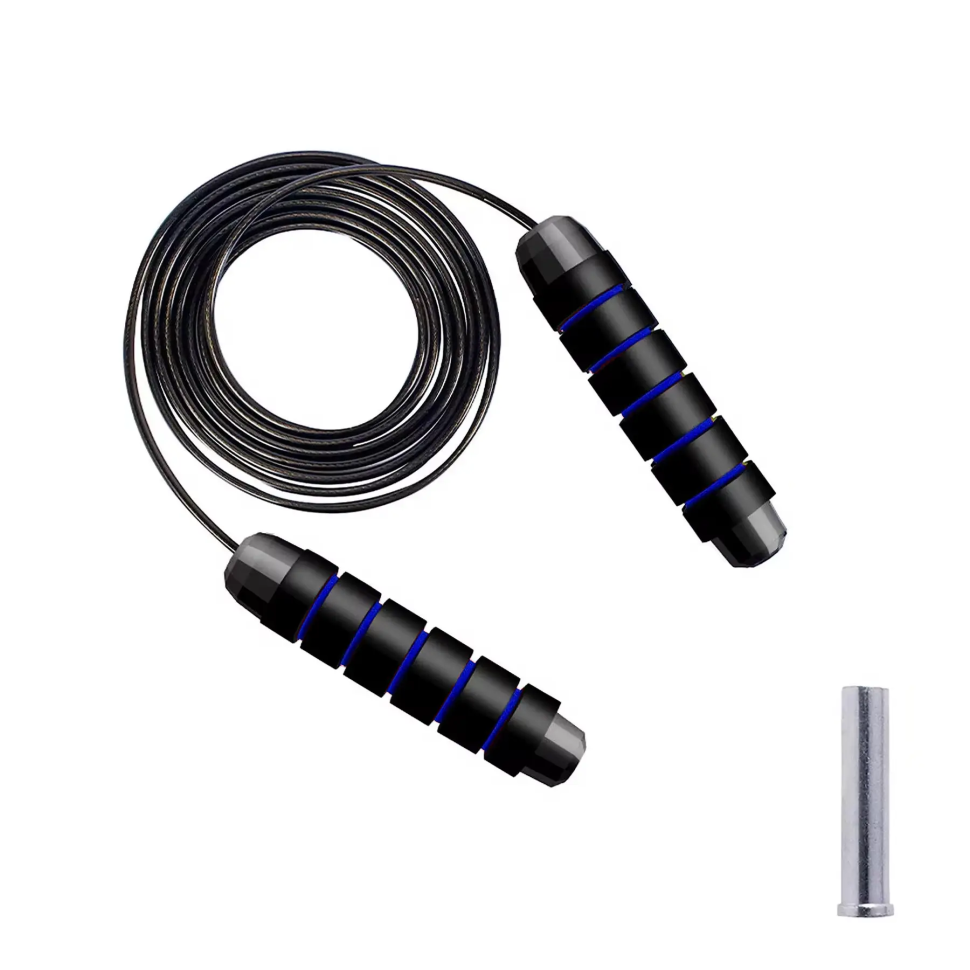 Скакалка для кросфіту Cornix Speed ​​Rope Classic XR-0351 чорний/синій