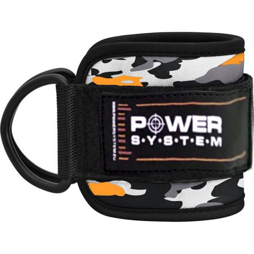 Манжеты на щиколотку Ankle Strap Camo Power System PS-3470_Grey/Black
