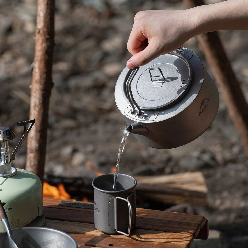 Чайник титановый NH21CJ007 Naturehike 6927595782637, 1 л