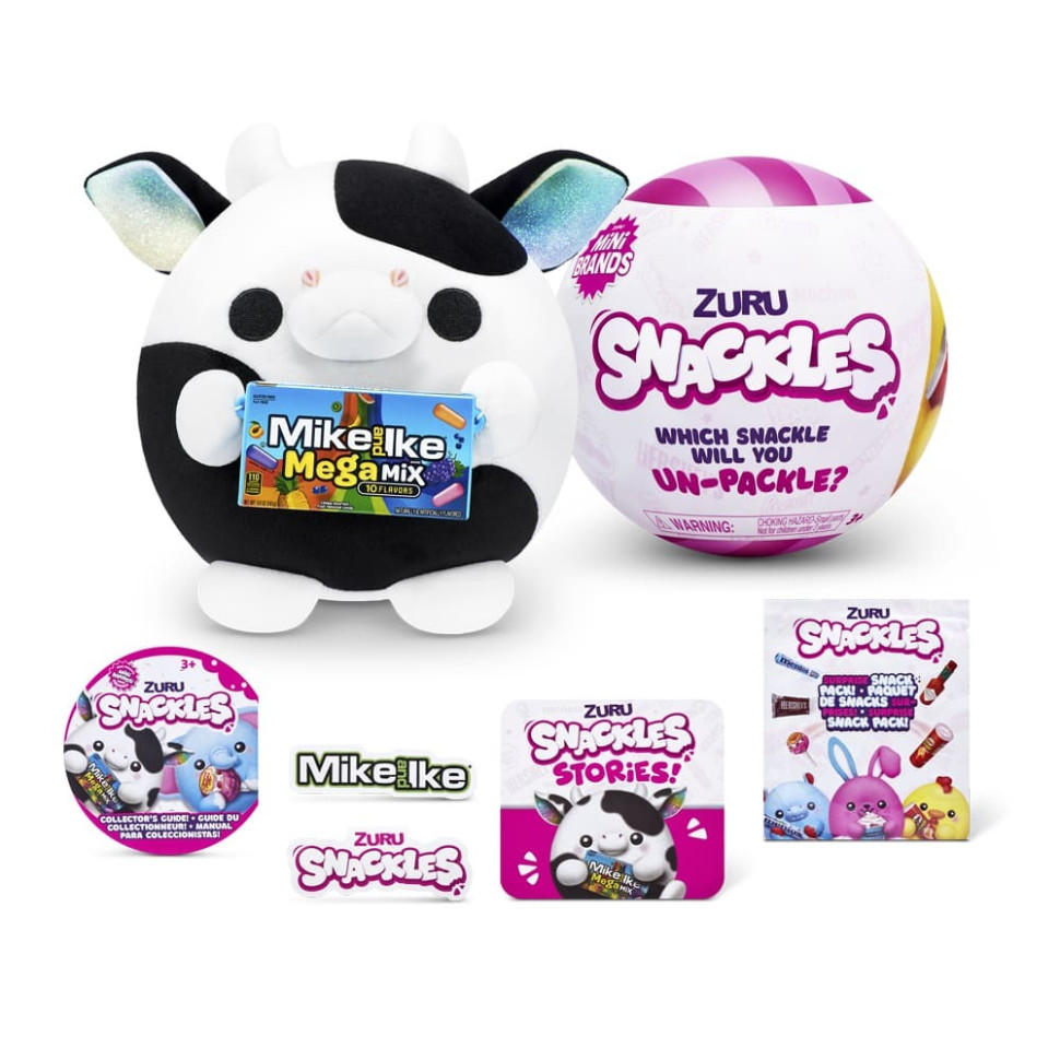 Мягкая игрушка-сюрприз Коровка Snackle-L 77510L серия Mini Brands