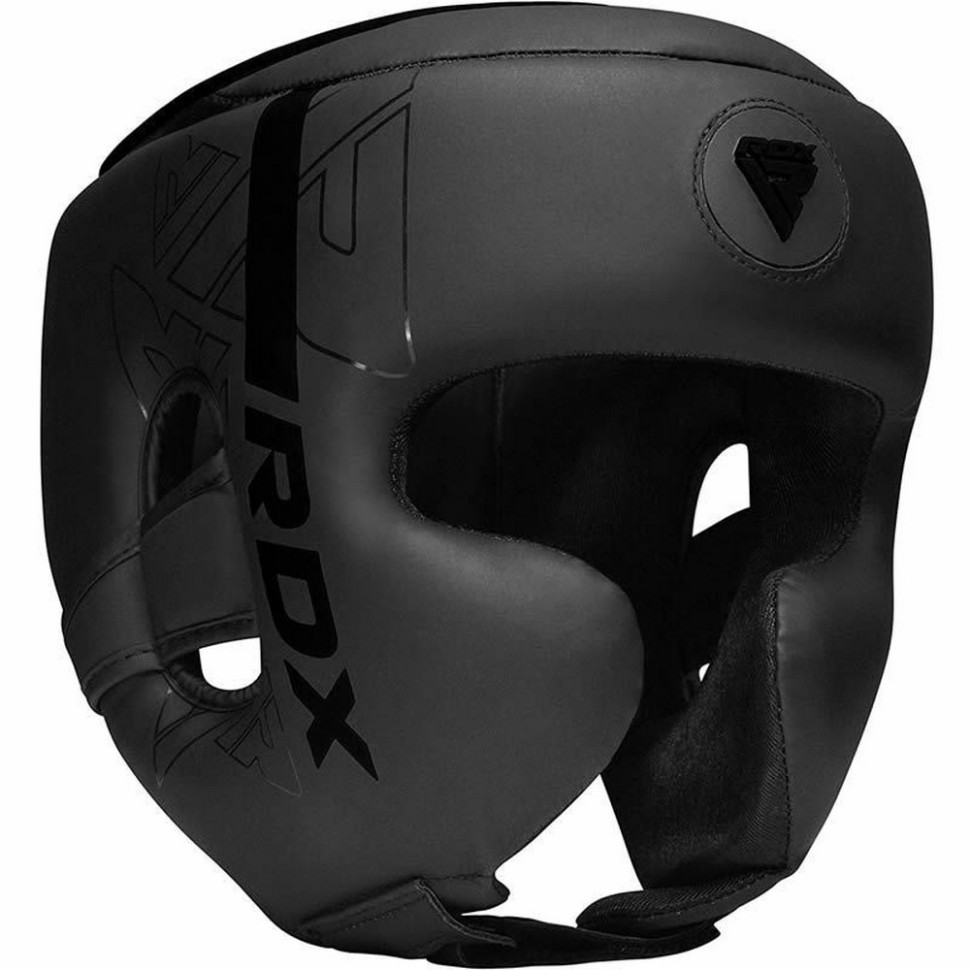 Боксерский шлем F6 KARA Matte RDX Inc Limited HGR-F6MB-XL, Black, XL (капа в комплекте)