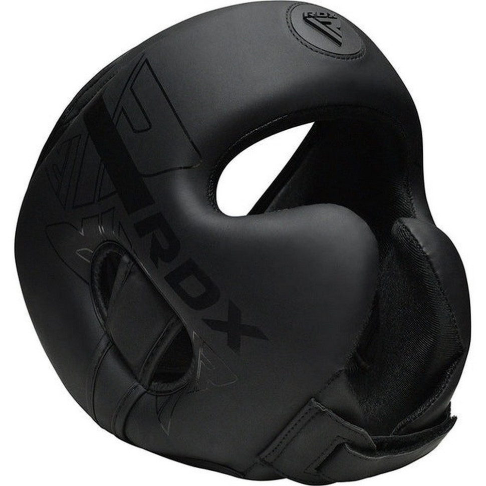 Боксерский шлем F6 KARA Matte RDX Inc Limited HGR-F6MB-XL, Black, XL (капа в комплекте)