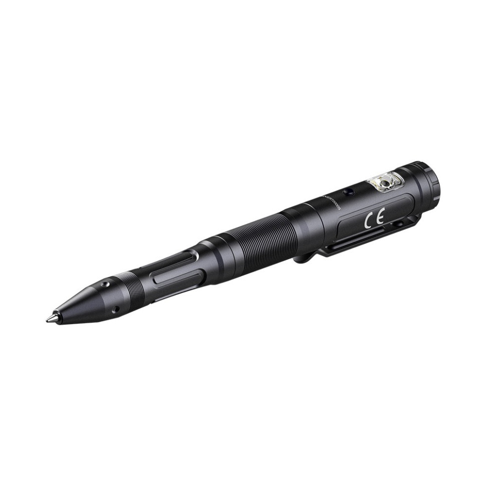 Тактическая ручка с фонариком Fenix T6-Black, черная