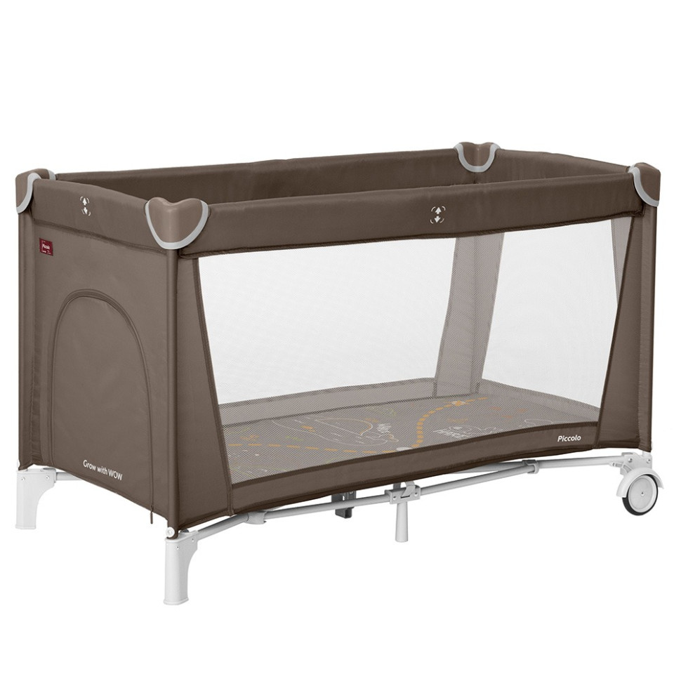 Дитяче ліжко-манеж Piccolo Carrello CRL-18101 Chocolate Brown
