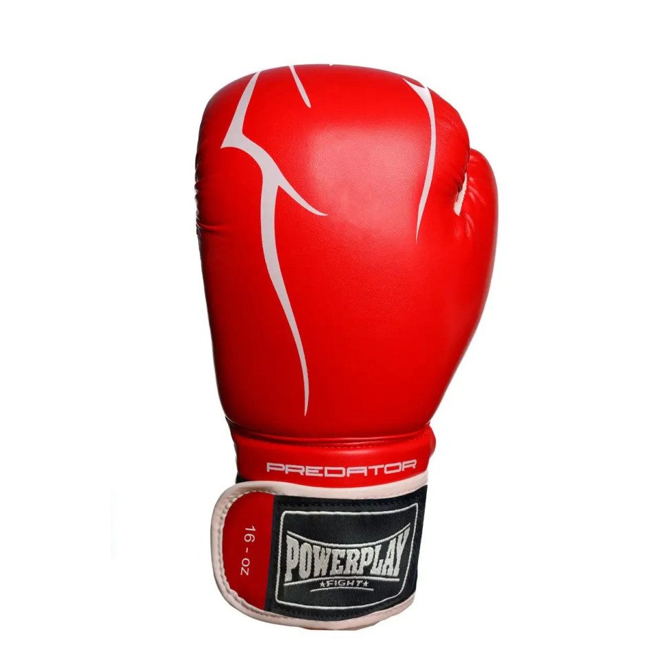 Боксерські рукавиці Jagua PowerPlay PP_3018_16oz_Red, Червоні 16 унцій