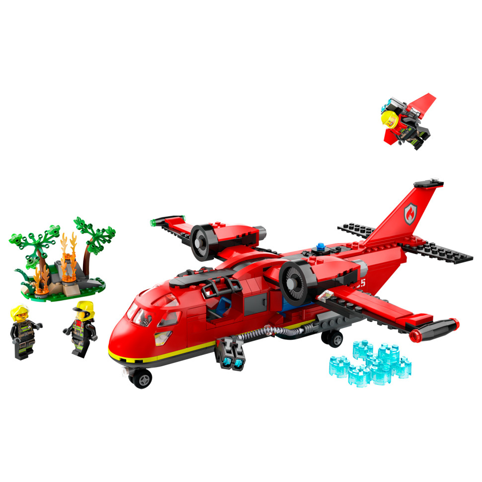 Конструктор Пожарный спасательный самолет LEGO 60413, 478 деталей 