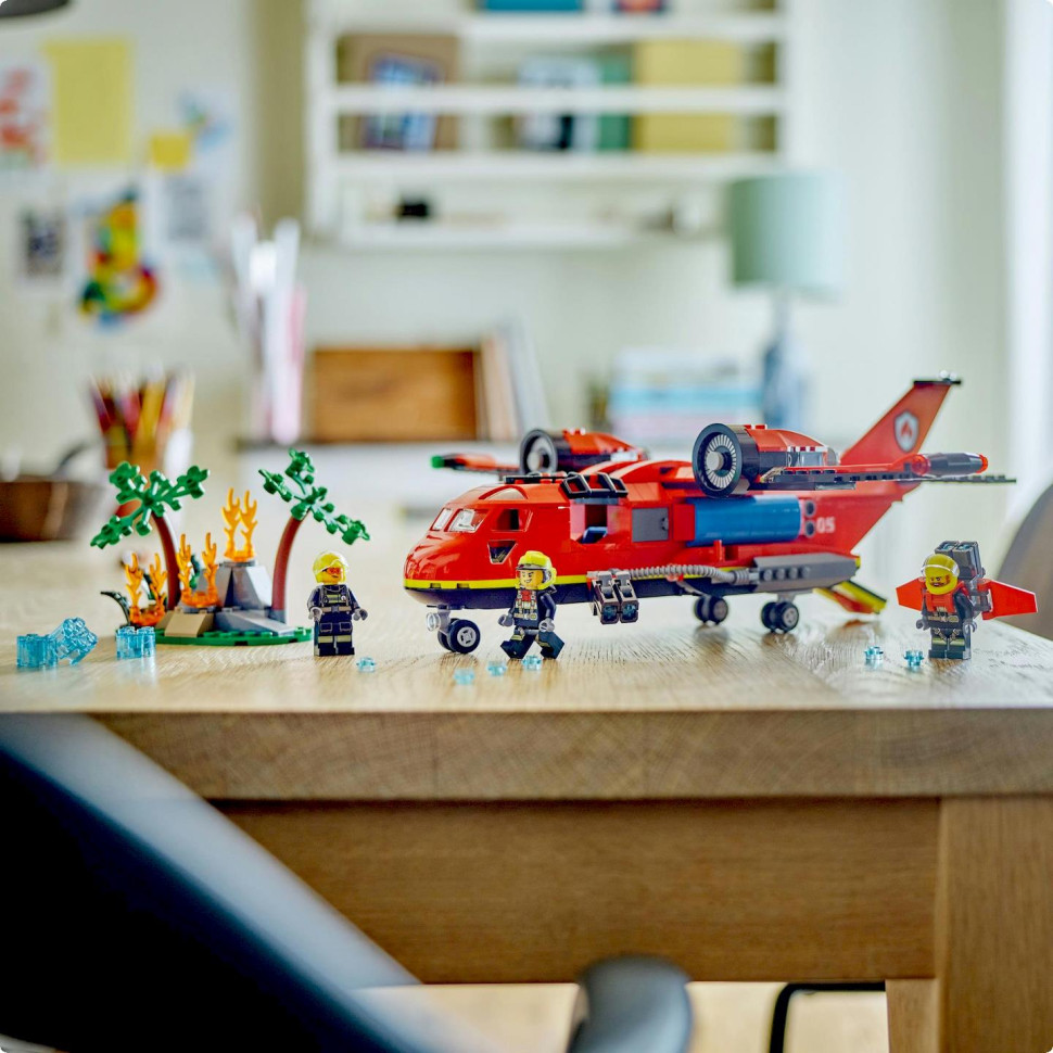 Конструктор Пожарный спасательный самолет LEGO 60413, 478 деталей 