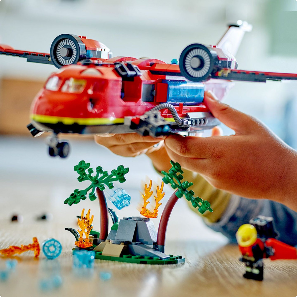 Конструктор Пожарный спасательный самолет LEGO 60413, 478 деталей 