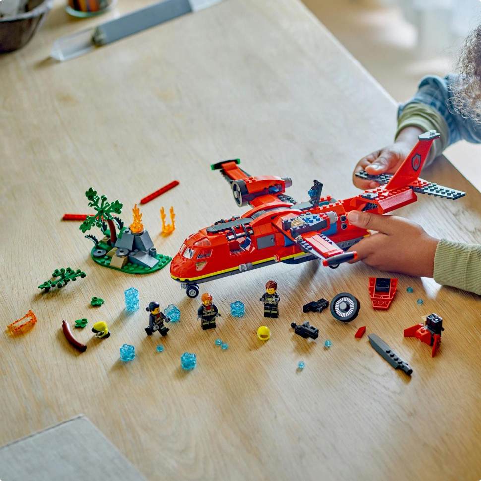 Конструктор Пожарный спасательный самолет LEGO 60413, 478 деталей 