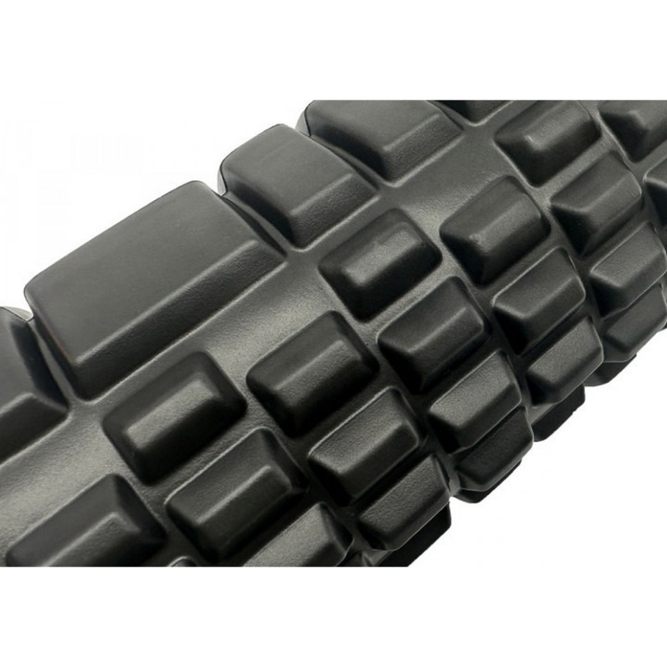 Масажний ролик Grid Roller v.1.1 EasyFit EF-2020-BK 33 см, Чорний