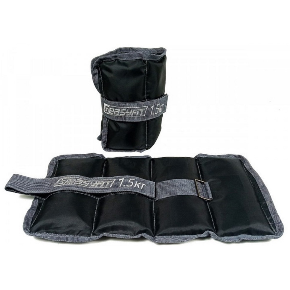Утяжелители для ног и рук EasyFit EF-AWTS-150, 1.5 кг (пара)