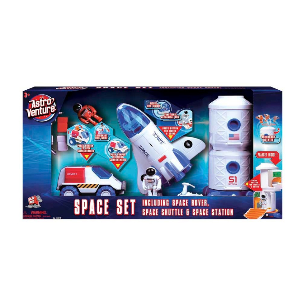 Игровой набор SPACE SET Astro Venture 63115 звук и свет