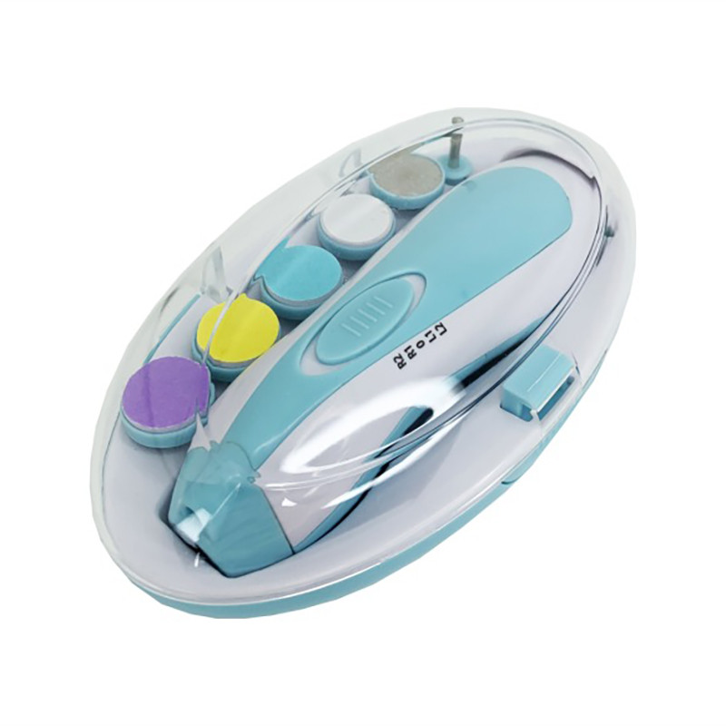 Детский электрический триммер для ногтей Mega Zayka MGZ-0720(Blue)