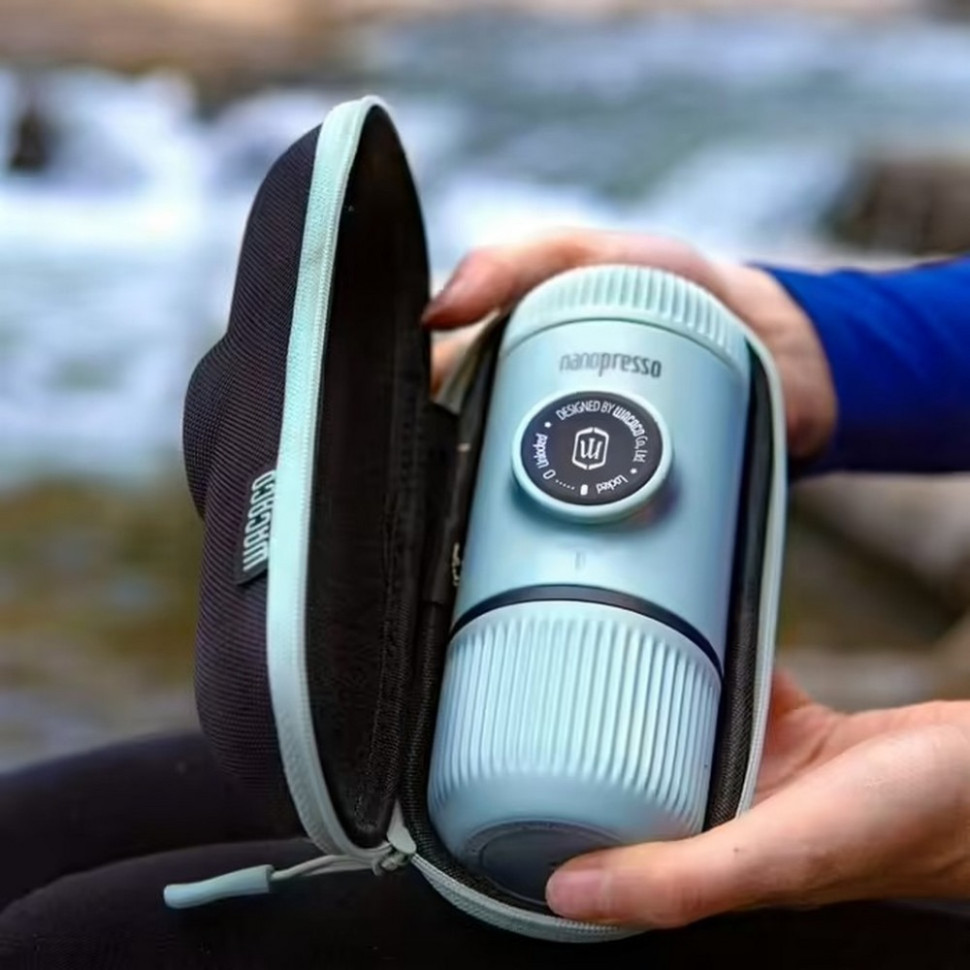 Портативна кавоварка для еспресо Nanopresso Wacaco WNANOBLUE