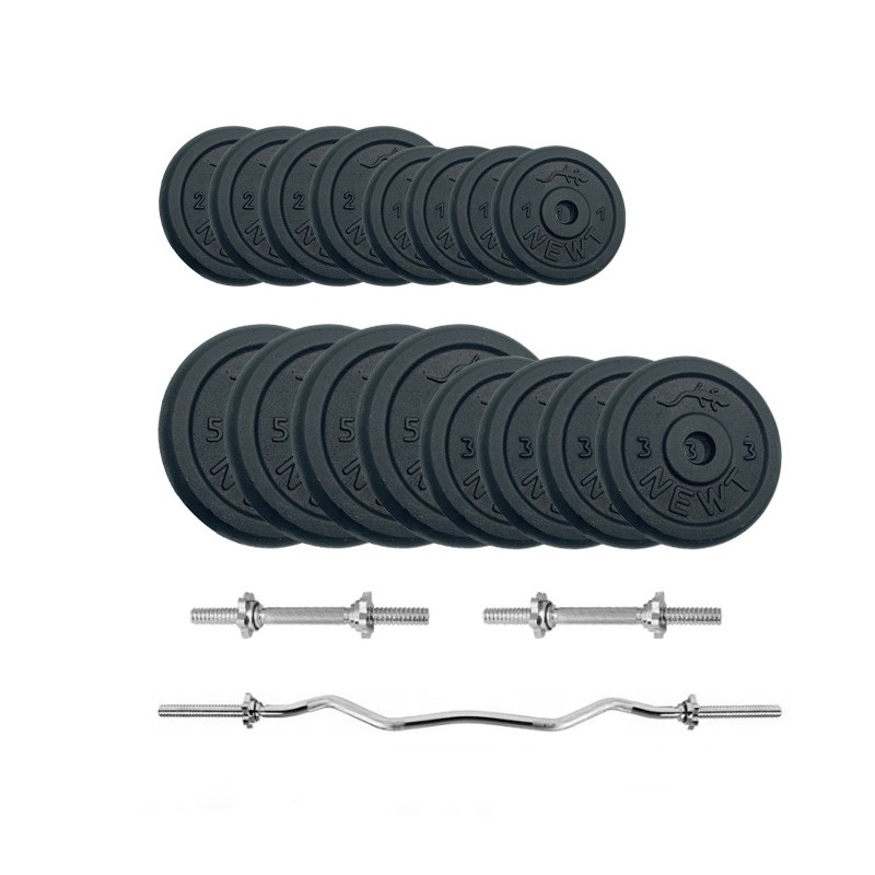 Набор штанга + гантели металлические Gym Set-W Home Newt NE-M-W-SET-53, 53 кг