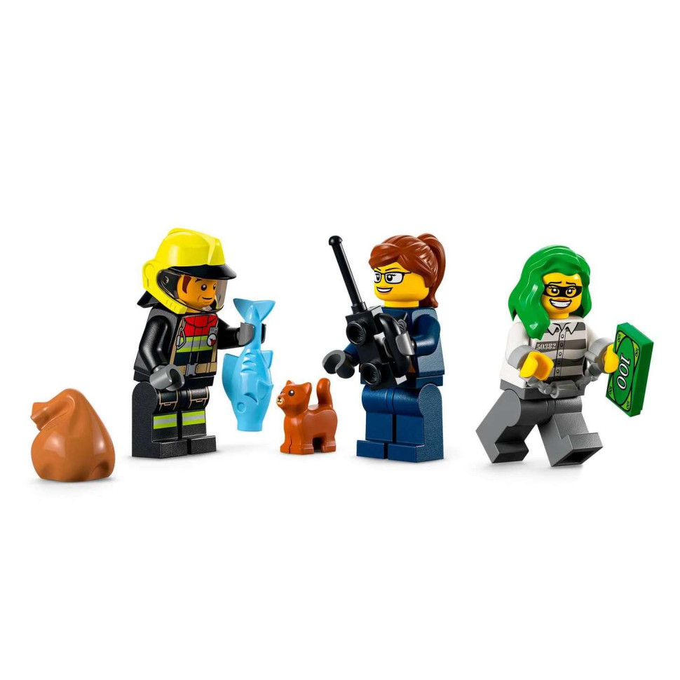 Конструктор LEGO City Пожежна рятувальна служба і поліцейське переслідування 60319