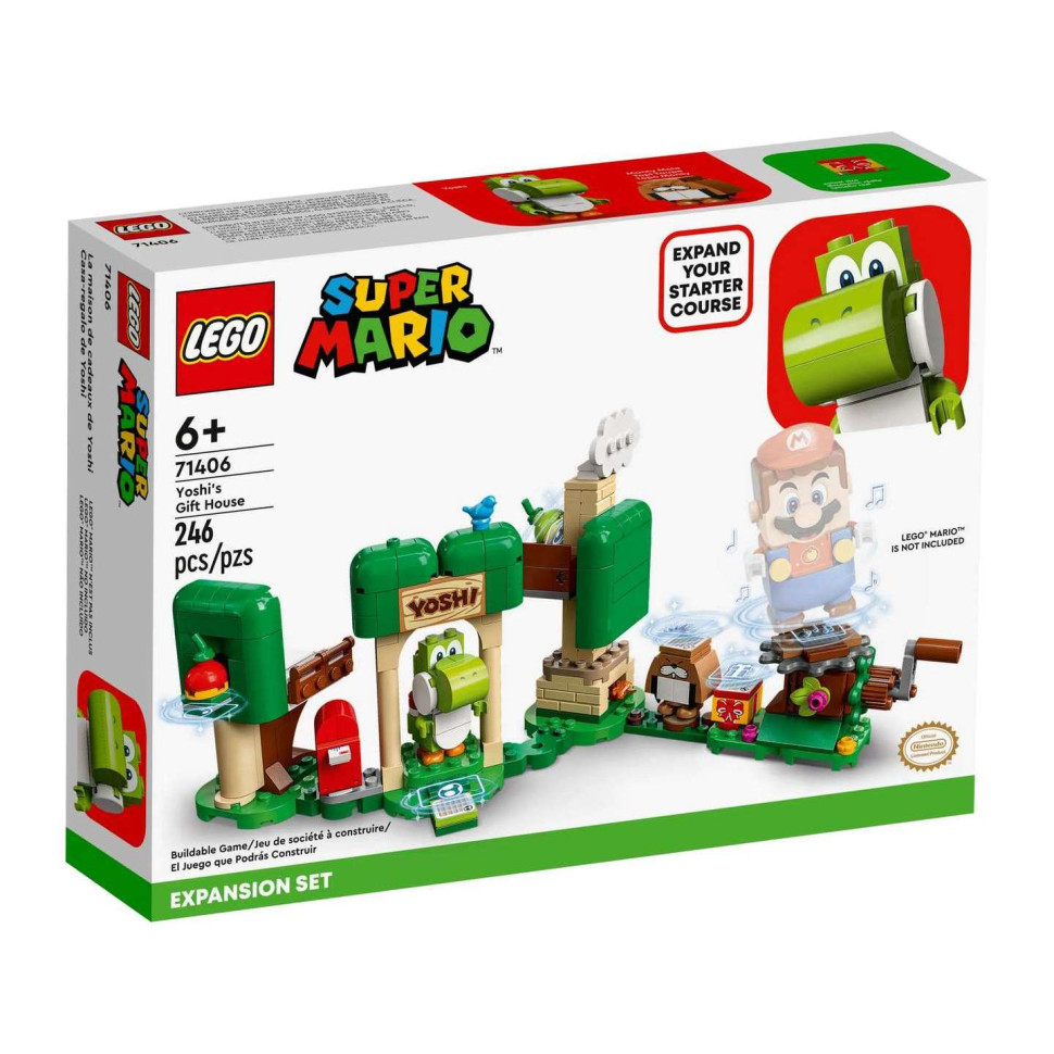 Конструктор LEGO Super Mario™ Дополнительный набор «Дом подарков Йоши» 71406
