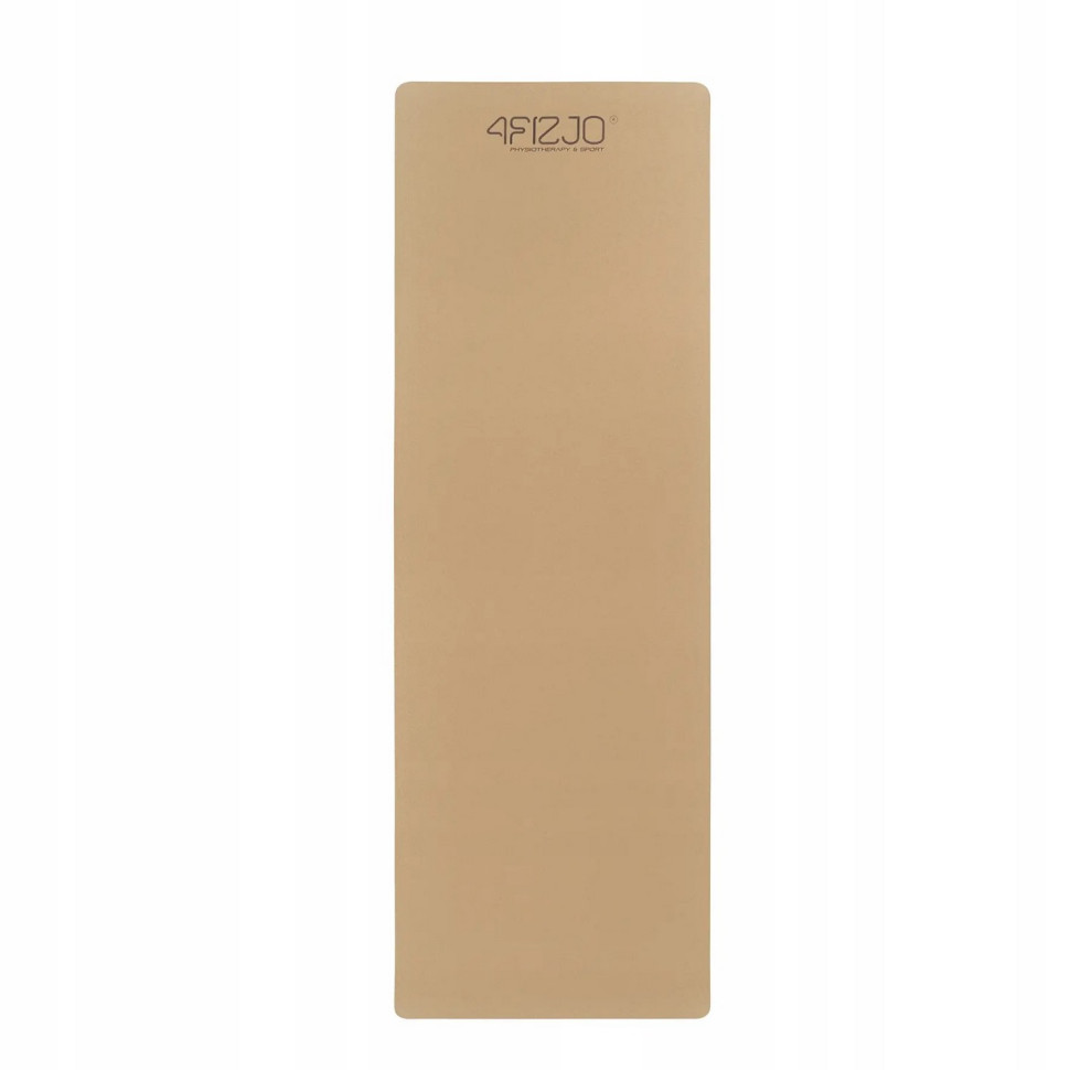 Коврик (мат) спортивный для йоги и фитнеса Cork 4FIZJO 4FJ0590 183 x 61 x 0.4 см