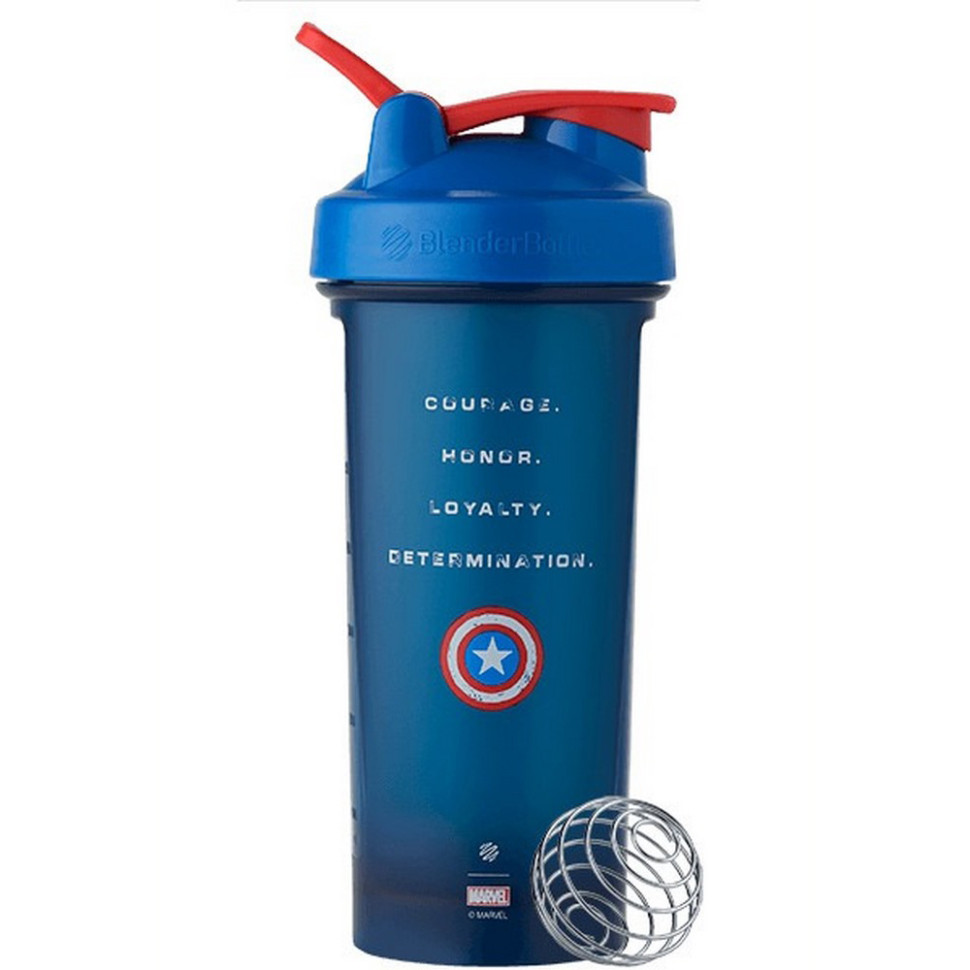 Шейкер спортивный Classic Loop PRO Marvel Capitan Amerika BlenderBottle Loop_PRO_28oz_Capitan 820 мл