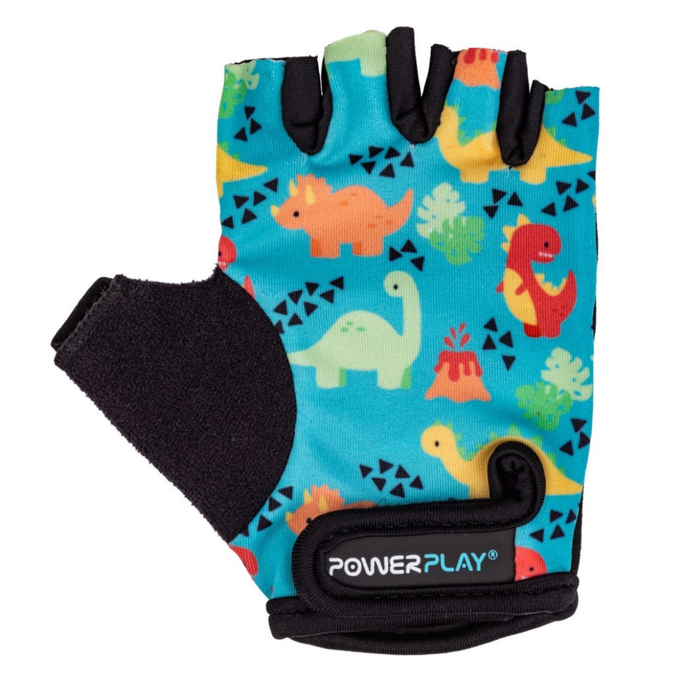 Велоперчатки детские PowerPlay PP_003_2XS_Dino, 2XS
